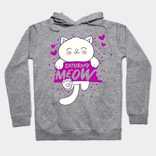 Saturday Meow Hoodie